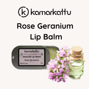 Natural Lip Balm - Rose Geramium