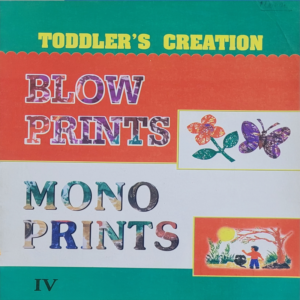 Toddler's Creation Blow Prints, Mono Prints