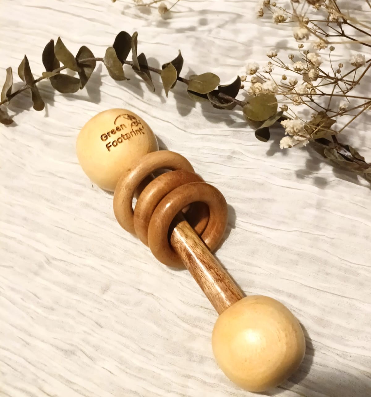 Neem Dumbbell Rattle